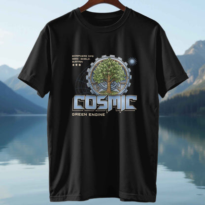 Cosmic Green Engine T-Shirt