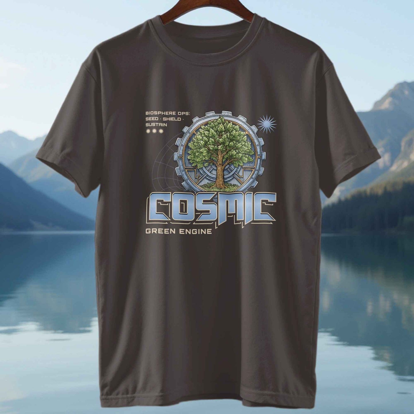 Cosmic Green Engine T-Shirt