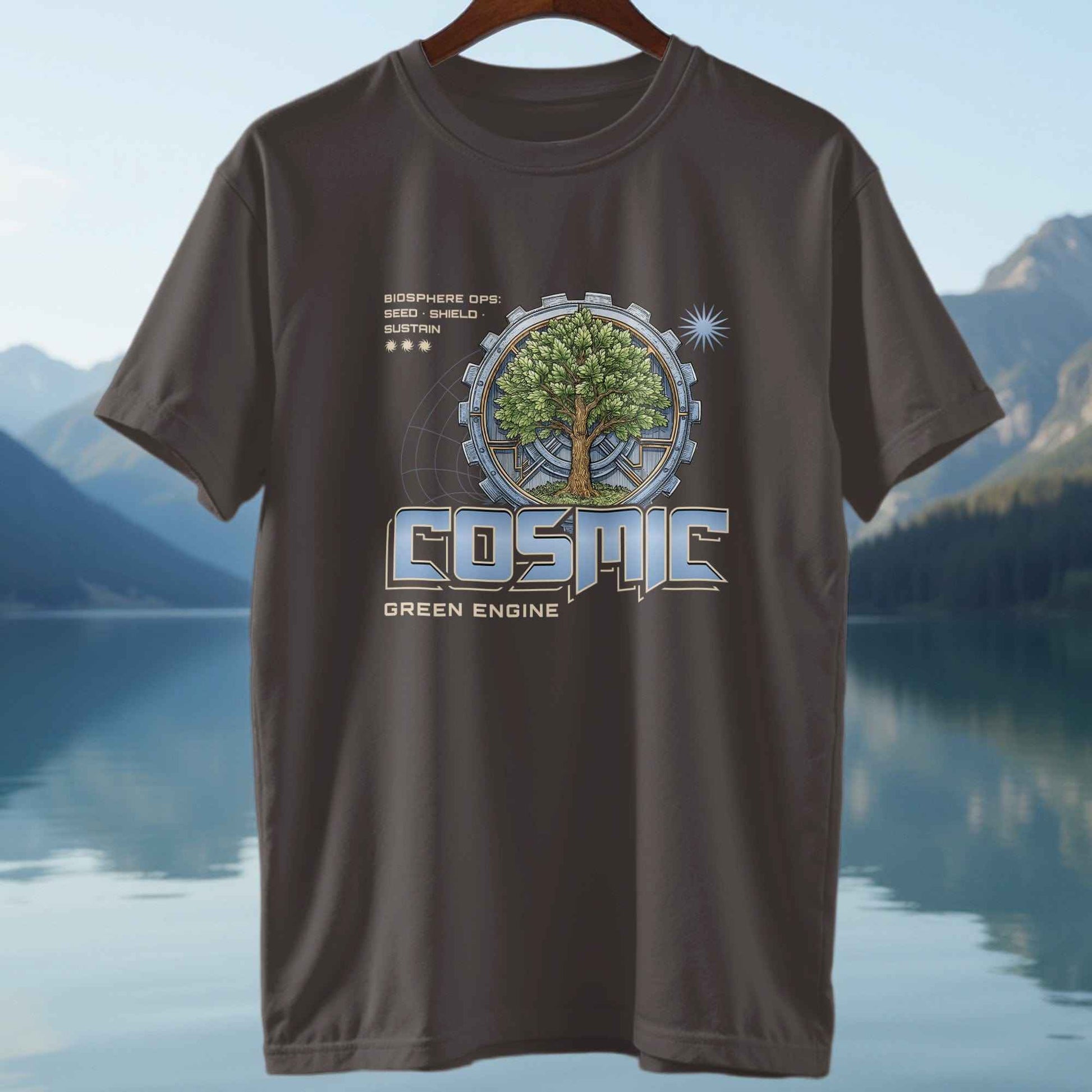 Cosmic Green Engine T-Shirt