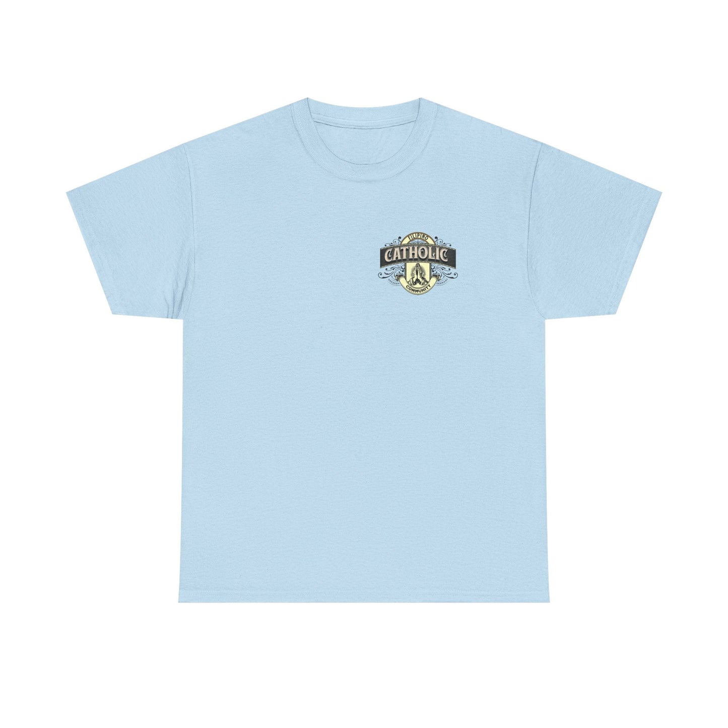 Filipino Catholic Community T-Shirt Adult Light Blue / S