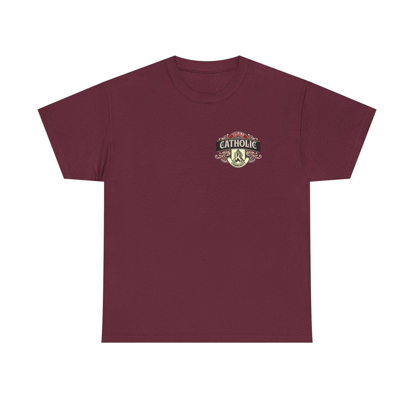 Filipino Catholic Community T-Shirt Adult Maroon / S