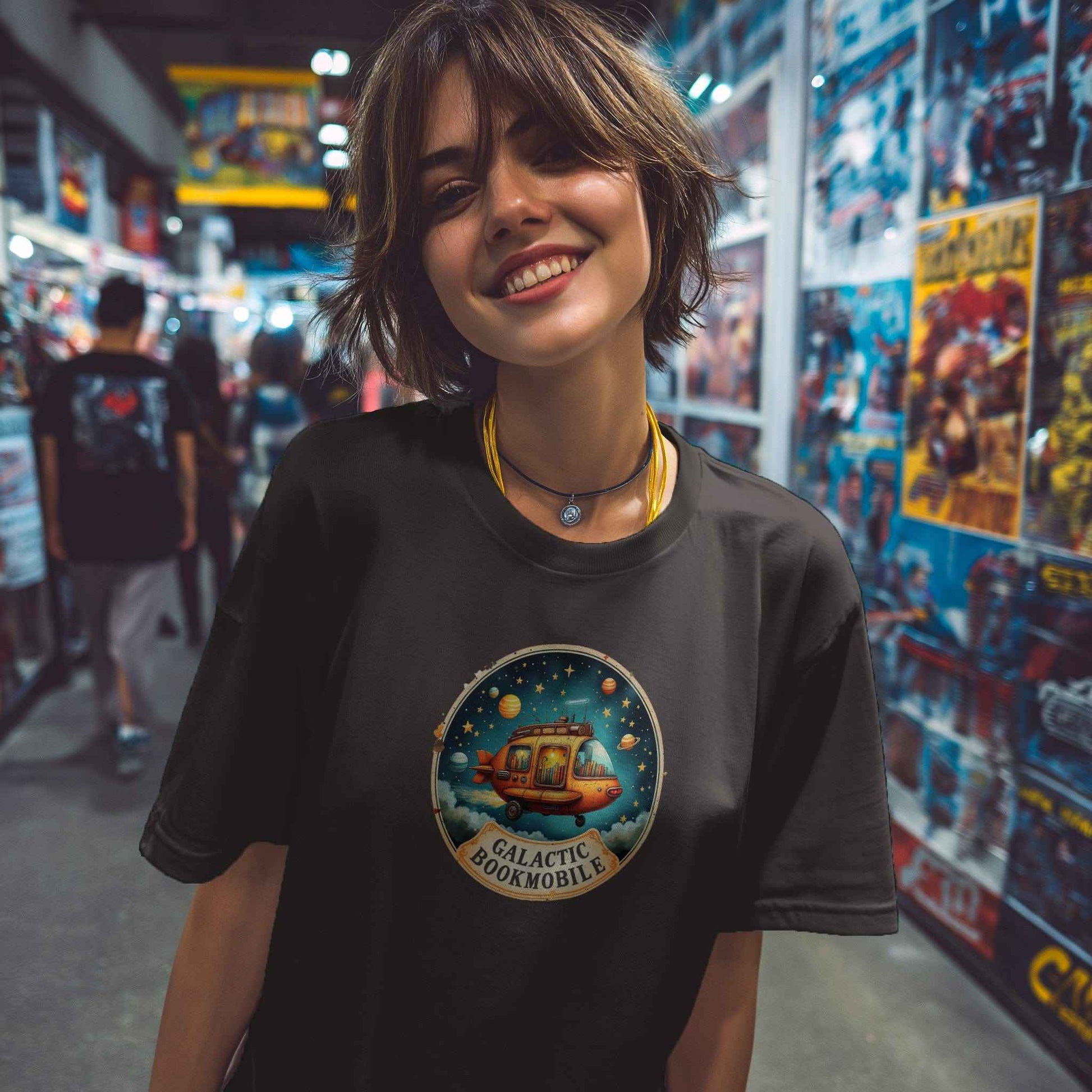 Galactic Bookmobile T-Shirt